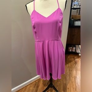 Pink Express Polyester Dress